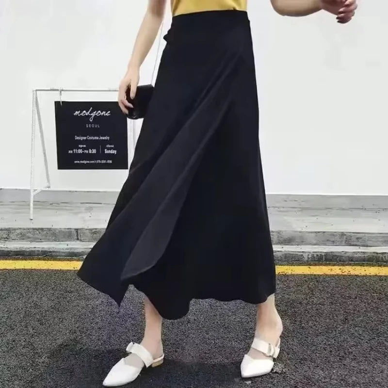 Fashion Chiffon Women Floral Print Skirt Side Tie One Piece Beach Skirts Summer High Waist Wrap Flower Long Skirt With Slit 2026