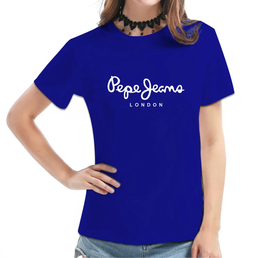 Women's Burgundy Short-Sleeve Tee - London Script Typography Graphic Print, Minimalist Casual Top, Stylish Daily Streetwear