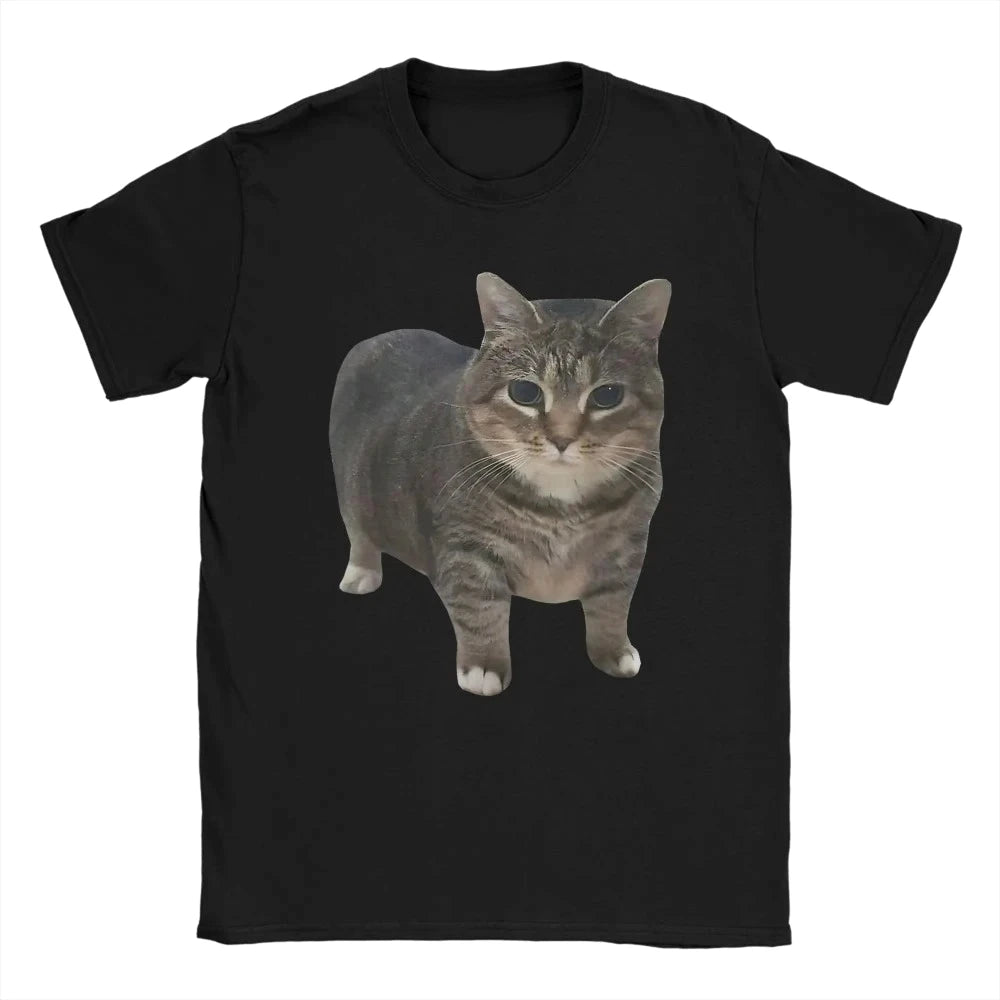 New Women OIIA OIIA Spinning Cat Meme T Shirt Funny Brainrot Tops Fashion Short Sleeve Round Neck Tees Female Summer Tee Shirts